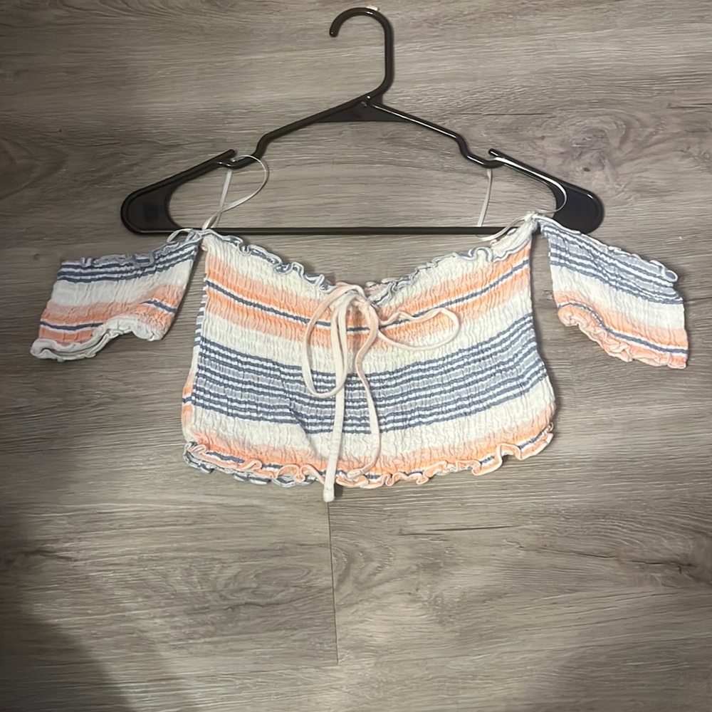 Kiwi and punch crop top, multi color